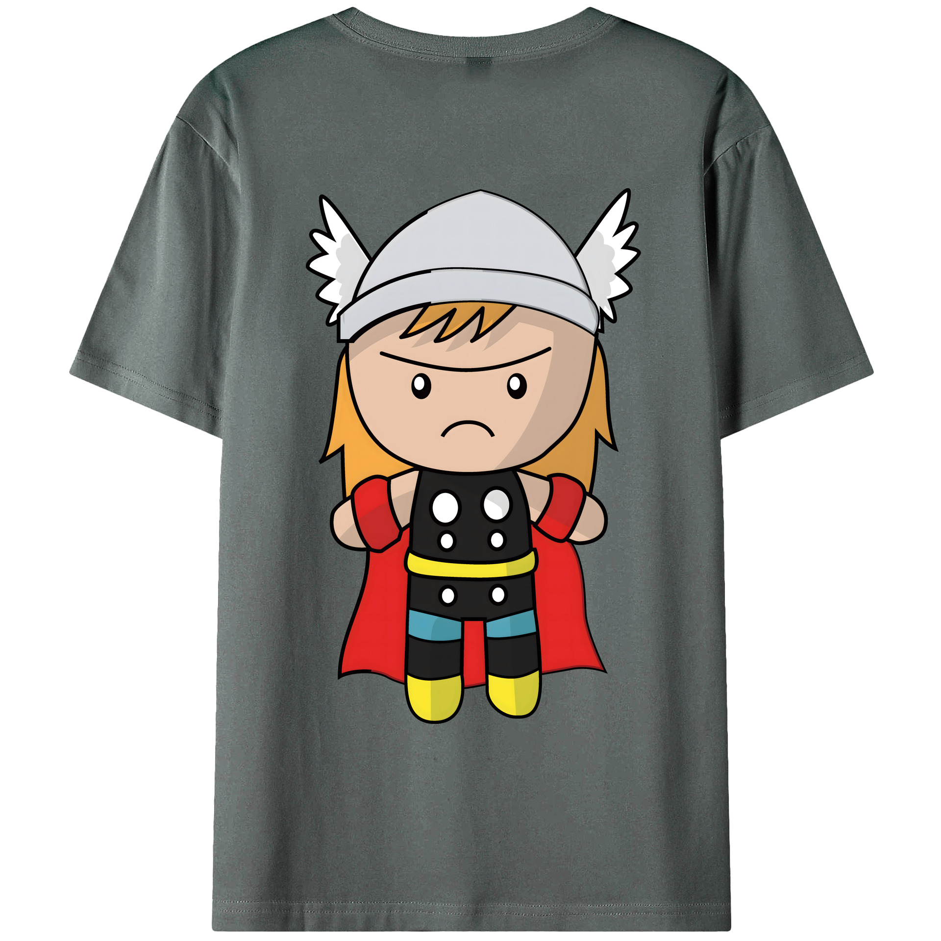 （画像用） アベンジャーズ The Avengers 綿100％ メンズ半袖Tシャツ（バックプリント） 通気性